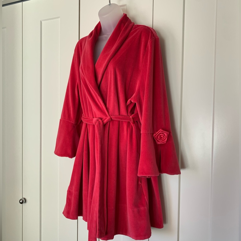 Casual Moments SOFT plush pink robe L